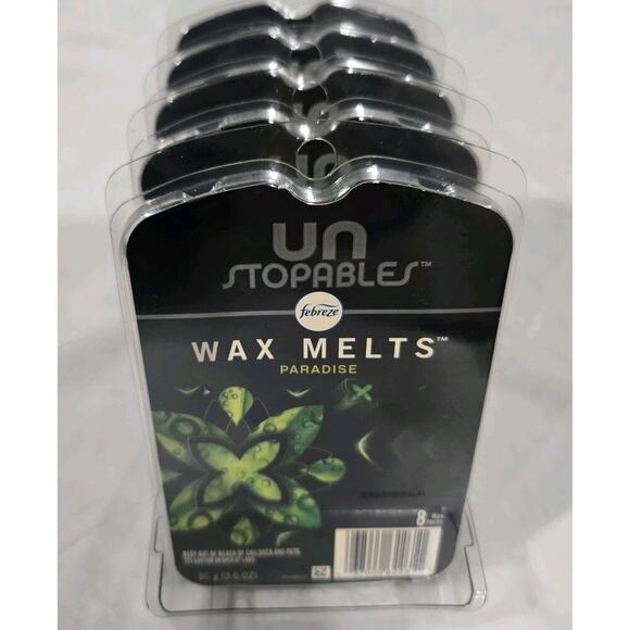 LOT OF 5 Febreze Unstopables Wax Melts Paradise - Picture 1 of 5